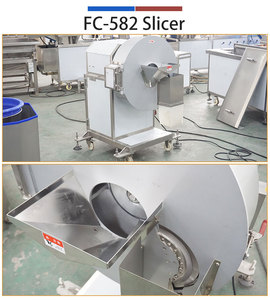 Machine de découpe d'oignons en acier inoxydable pour le traitement commercial des légumes, avec moteur et engrenages, pour les usines de transformation de légumes et les boulangeries industrielles - Product Image 4