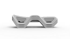 Lettino Prendisole Monoblocco in Plastica per Esterni, Design Contemporaneo e Resistente - Product Image 5