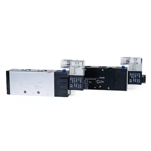 4v410-15 Enkele Directionele Controle Pneumatische Luchtmagneetventiel 5/2 Dc 24V/Ac 220V