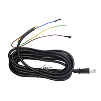 Cable de Alimentación con Conexión a Tierra de 3 Pines Estándar Brasileño, Conductor de Cobre Puro (No CCA), Cable de Repuesto para Monitor de Computadora y Electrodomésticos, OEM