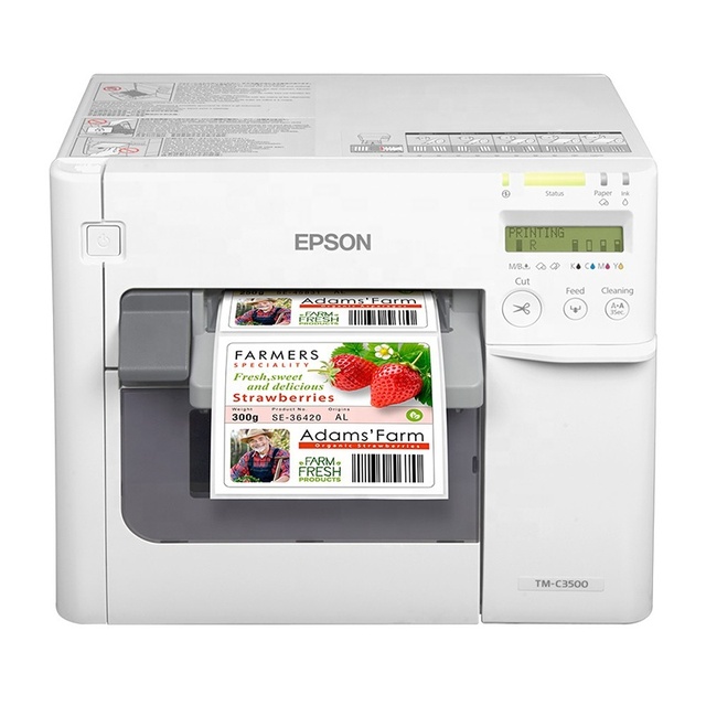 High Speed Roll to Roll TM-C3520 Industrial Digital Inkjet Label Printer Desktop Office Color Barcode Sticker Label Machine