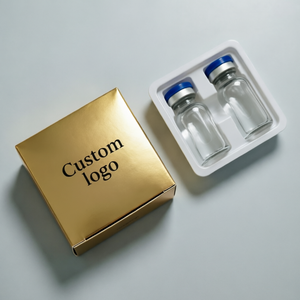 Scatole di Lusso per Peptidi in Carta Argentata con Inserto Antiurto per Fiale Farmaceutiche/Cosmetiche da 3ml e 5ml - Product Image 6