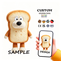 Boneka Plush Bentuk Es Krim Pink Baru dengan Teknik Bordir, Bahan Lembut, Boneka Personal Berkualitas Tinggi