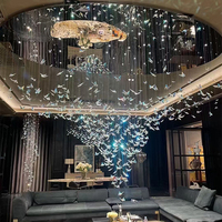Lustres en cristal personnalisables Seeky pour hall d'hôtel