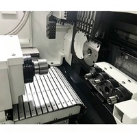 Tour CNC SM385 à double broche 7 axes, course 40mm-220mm, FANUC SYNTEC, machine de tournage haute précision pour l'automobile de précision