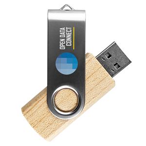 محرك فلاش كلاسيكي عالي الجودة بسعة 16 جيجابايت من الخيزران USB واجهة ترويجية هدية USB010 تالين الخيزران USB 16 جيجابايت متوفر - Product Image 1