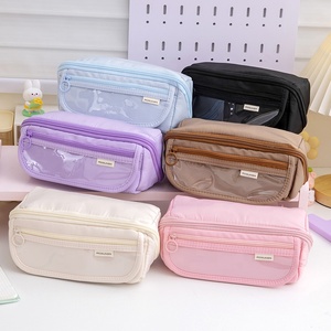 2024 <strong>Sanrios</strong> Prism Ten Layer Flip Large Capacity <strong>Pencil</strong> <strong>Case</strong> Storage Bag High Color Value Stationery Box - Product Image 1