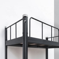Nouveau design de meubles en métal peu encombrant, cadre de lit en acier, lit double queen size, plate-forme, lit superposé en acier à vendre, Bett pas cher