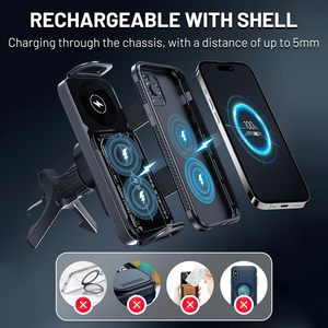 Meilleures ventes d'<span class=keywords><strong>Amazon</strong></span>, chargeur sans fil multifonctionnel, support de tablette, support de voiture, charge rapide sans fil pour <span class=keywords><strong>téléphone</strong></span> portable, matériau ABS - Product Image 3