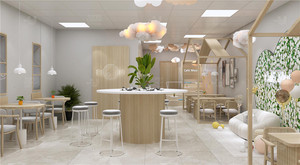 <span class=keywords><strong>Design</strong></span> d'Interni Moderni per Caffetterie in Legno, Idee di Decorazione, Arredamento Personalizzato per Negozi di Caffè - Product Image 3