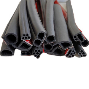 कस्टम यूनिवर्सल ऑटो रबर ड्राफ्ट सील स्ट्रिप सेल्फ चिपकने वाला मौसम स्ट्रिपिंग कार दरवाजों के लिए विंडशील्ड सनरूफ गैप एपिडेमी सामग्री - Product Image 3