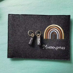 Funda para Mutterpass, Funda para Documentos Maternales, Funda de Fieltro para Pasaporte de Madre e Hijo, Funda para Mutterpass - Product Image 2