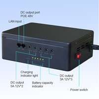Harga pabrik mini ups para router y modem dc output 12v POE 48v mini dc ups 60000mah untuk wifi router Kamera cctv