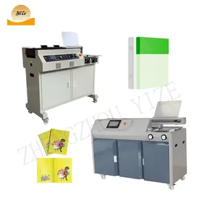 Automatische Buch-Innenbezug-Klebmaschine Heißklebstoff Schreibtisch-Buchbindemaschine Klebstoff A3 und A4 Cinch-Buchbindemaschine