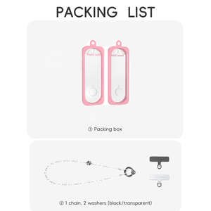 Perline di cristallo perla farfalla <span class=keywords><strong>argento</strong></span> fai da te catena per cellulare corda Anti-smarrita per personalizzare cordino da polso cinturino portatile - Product Image 6