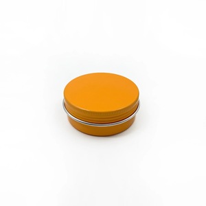 カラフルな小さな丸いアルミ缶ブリキ瓶DIY化粧品クリーム金属箱キャンドル軟膏用 - Product Image 4