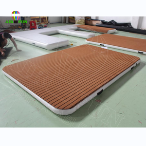 Airfun du thuyền Yoga thả khâu nền tảng sàn cứng <span class=keywords><strong>PVC</strong></span> nước bơi hồ bơi nổi Dock <span class=keywords><strong>mat</strong></span> với thang cho hồ - Product Image 1
