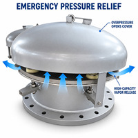 Couvre-trou de ventilation à ressort pour le soulagement de la pression d'urgence, adapté aux réservoirs de stockage d'huile, de carburant, de produits chimiques et atmosphériques, personnalisable OEM
