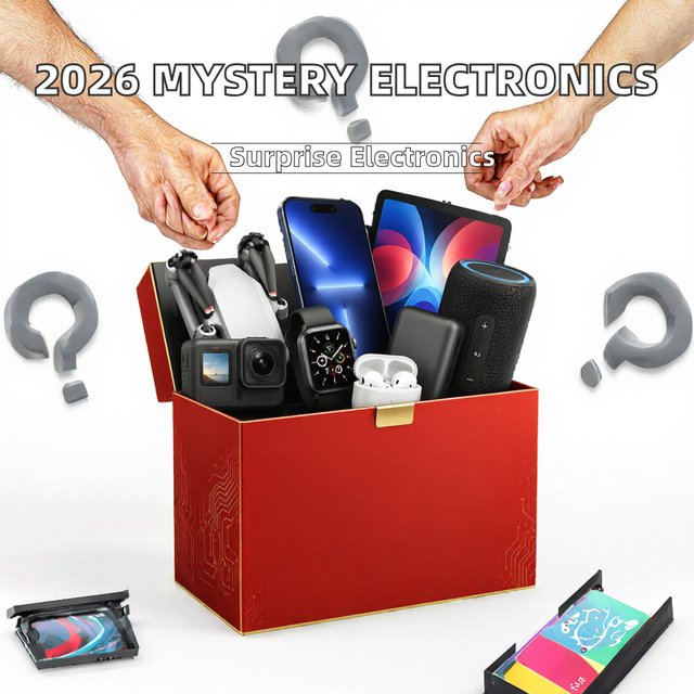 2026 Trending Advanced Mystery Box Hot Selling Random Electronics Blind Box Speaker & TWS Earphones Set Wholesale Gift Stock