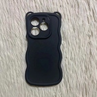 Pour Samsung A04E A05S A12 étui de téléphone à vague douce de luxe pour TECNO POP8 CAMON18PRIMER TPU belles oreilles couverture de téléphone