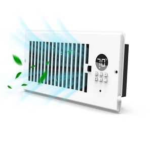 Ventilador silencioso de registro de 4 x 10 pulgadas para una mejora eficiente del flujo de aire en sistemas HVAC - Product Image 1