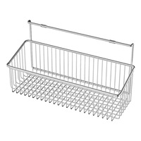 Étagère de rangement murale vintage en acier inoxydable pour salle de bain, sans perçage, panier organisateur pour évier