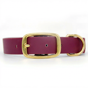 Heavy Duty Solid Brass Buckle Durable Polyurethane Waterproof PVC Tactical <b>Cute</b> Adjustable Training Dog <b>Collar</b> for Hunting - Product Image 1