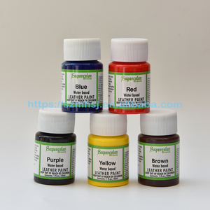 Commercio all'ingrosso di migliore qualità a base di acrilico vernice in <span class=keywords><strong>pelle</strong></span> rossa, colorante in <span class=keywords><strong>pelle</strong></span>, preparazione e finisher 30ml vernice <span class=keywords><strong>per</strong></span> la <span class=keywords><strong>pelle</strong></span> - Product Image 4