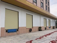Porte de sécurité enroulable de Guangzhou avec télécommande et commande manuelle