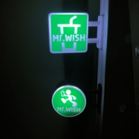 Chaude Creative LED Carré Magnétique Réfrigérateur Autocollant Petite Boîte À Lumière Veilleuse Panneau D'affichage Cadeau Promotionnel Étanche Logo Personnalisé