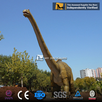 MyDino AD086 Équipement d'aire de jeux extérieure Modèle de dinosaure Animatronic Brachiosaurus