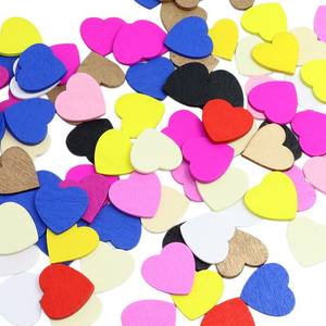 100 Piezas de Corazones Rojos de Madera de Abedul Cortados con Láser, Reutilizables e Impermeables, Decoraciones para Bodas y Fiestas de Año Nuevo - Product Image 6