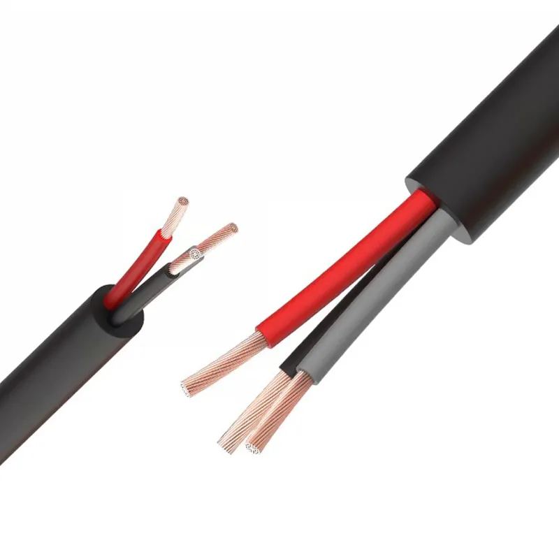 Low Voltage Flame Retardant Multi Copper Core PVC Power Cables RVV Cables 3*1.5mm2