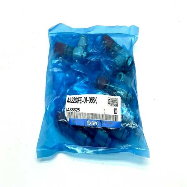 1 Brand New Original Item As2201fe-01-06wbrsk Speed Control W/ Exhaust Fitting Pkg of 10 Plc