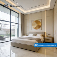 KUAVEE Conception architecturale de zone résidentielle, style européen, mobilier simple et chaleureux, service de solution de conception en rendu 3D