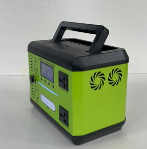 600W Outdoor Camping Portable Power Station Emergency <b>Backup</b> Solar Generator With External <b>Battery</b> Car Source F28 Lithium Batter - Product Image 4