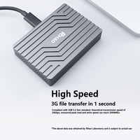 Enclosure SSD M.2 NVMe Dual Bay 20Gbps RAID 0 1 JBOD SPAN Aluminium USB C dengan Kipas Pendingin untuk Laptop dan Desktop