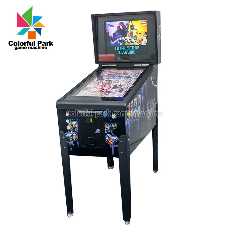 Kinderen Arcade Game Flipperkast Indoor Entertainment Virtuele Flipperkast Apparatuur 3D Video Pinball Console