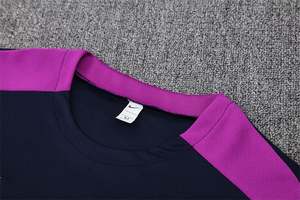 Uniformes de Fútbol de Verano, Conjunto de Entrenamiento de Manga Corta, Jersey 25/26 Barcelona, Transpirable, Poliéster, Secado Rápido, Cuello Redondo, Unisex - Product Image 3