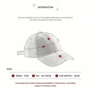 Gorras de Béisbol Vintage de Diseño Deportivo, Unisex, de Tela Lavada a Color, para Deportes de Equipo al Aire Libre de Verano - Product Image 6