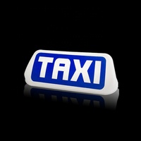 Taxi lumière électronique matériau de haute qualité aimant LED Taxi toit supérieur boîte à lumière publicitaire