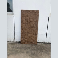 Panel Acústico 3D Seguro y Ecológico con Acabado de PU, Panel Decorativo de Poliuretano con Aspecto de Piedra para Hogares, Oficinas y Estudios