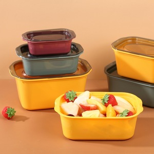 3 cái hình chữ nhật thực phẩm <span class=keywords><strong>container</strong></span> nhựa <span class=keywords><strong>container</strong></span> kín thực phẩm lưu trữ <span class=keywords><strong>container</strong></span> tươi loạt hộp - Product Image 2