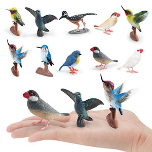 Juego de figuritas de pájaro salvaje simulado de alta precisión para educación cognitiva para niños, juguete de decoración de escritorio - Product Image 3