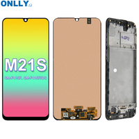 Layar LCD Original untuk Samsung Galaxy M21 A05 A15 A06 A25 A24 A34 A32 A33 Layar Sentuh Ponsel untuk Samsung S9 S22 LCD