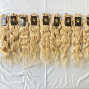 Cabello humano brasileño sin procesar, pelo rubio 613, pelo indio sin procesar, 60 vendedores de cabello - Product Image 5