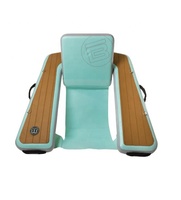 Chaise flottante gonflable pour piscine avec siège confortable pour piscine, lot de 2
