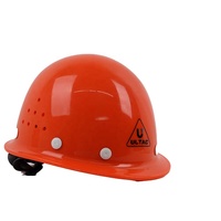 Casque de sécurité en acier non rainuré ULTAC NP108 de type V à 4 points d'attache pour travaux de construction