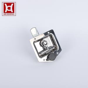 <span class=keywords><strong>Serrure</strong></span> de boîte à outils anti-poussière à poignée en T avec <span class=keywords><strong>4</strong></span> trous de fixation, loquet à languette droite en acier inoxydable avec capuchon résistant aux intempéries - Product Image 3