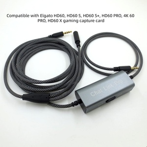 Câble adaptateur de son de 2.6m pour <span class=keywords><strong>HD60</strong></span>/<span class=keywords><strong>HD60</strong></span> <span class=keywords><strong>S</strong></span>/<span class=keywords><strong>HD60</strong></span> <span class=keywords><strong>S</strong></span> +/<span class=keywords><strong>HD60</strong></span> PRO Version de mise à jour Isolateur commutable en ligne Tresse Blindage - Product Image 4